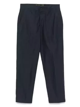 Хлопковые брюки Incotex, синий