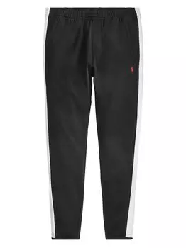 Хлопковые брюки Interlock Active Polo Ralph Lauren, черный