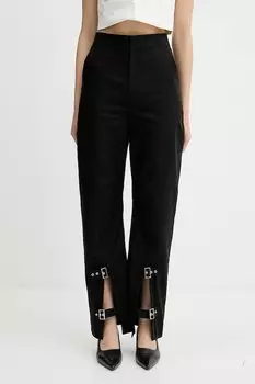 Хлопковые брюки Iro, черный