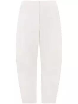 Хлопковые брюки Jil Sander, белый