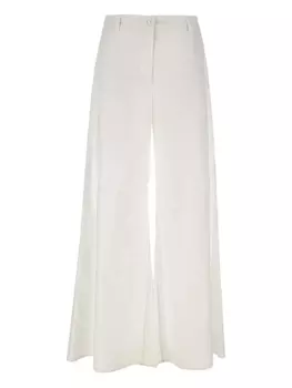 Хлопковые брюки kaos, белый