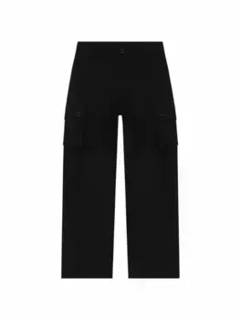 Хлопковые брюки карго Dolce&Gabbana, черный