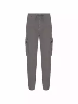 Хлопковые брюки карго Dolce&Gabbana, серый