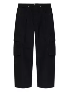 Хлопковые брюки-карго DSQUARED2, черный