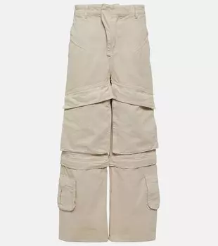 Хлопковые брюки-карго Entire Studios, белый