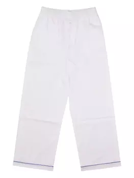 Хлопковые брюки LA ROSE, белый