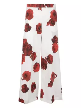 Хлопковые брюки Liviana Conti, белый