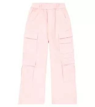 Хлопковые брюки Marc Jacobs, розовый