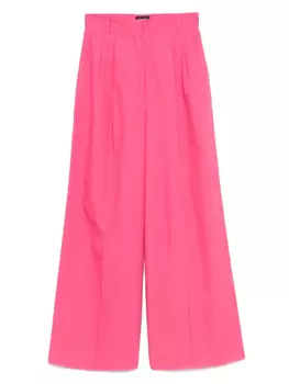Хлопковые брюки Marella, розовый