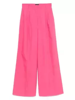 Хлопковые брюки Marella, розовый