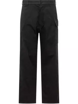 Хлопковые брюки Marni, черный