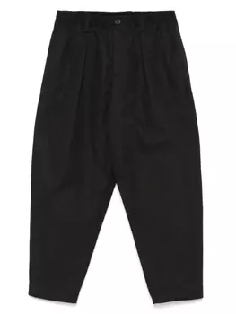 Хлопковые брюки Marni, черный