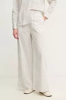 Хлопковые брюки Max&Co., белый