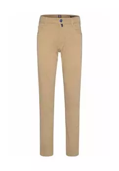 Хлопковые брюки MEYER, цвет Camel