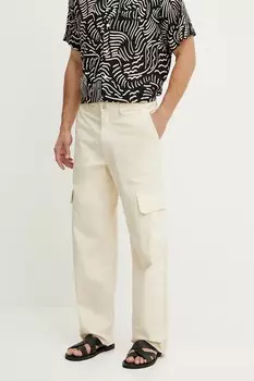 Хлопковые брюки OAS, бежевый