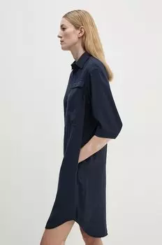 Хлопковые брюки Pinko, коричневый
