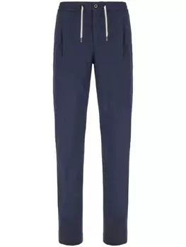 Хлопковые брюки PT Torino, синий