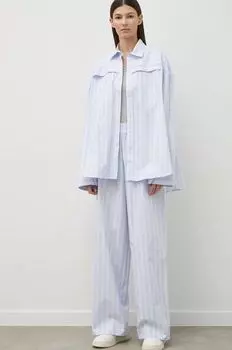 Хлопковые брюки Remain, синий