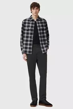 Хлопковые брюки RHODE Allsaints, черный