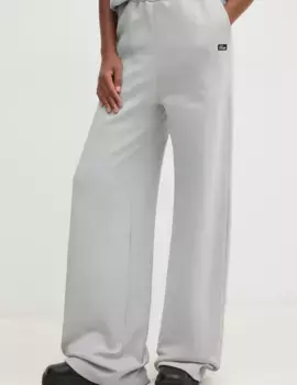 Хлопковые брюки Rotate, серый