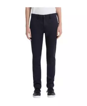 Хлопковые брюки с 5 карманами Calvin Klein, синий