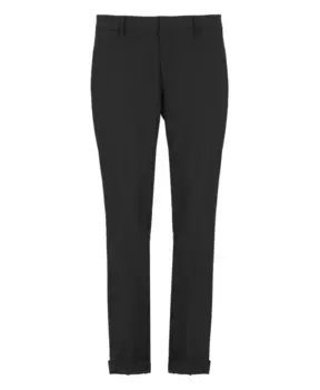 Хлопковые брюки с карманами Dondup, черный