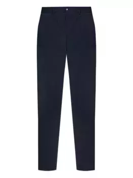 Хлопковые брюки с плоским передом ETRO, синий