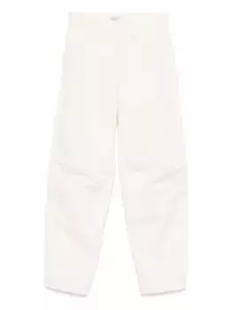 Хлопковые брюки Semicouture, белый