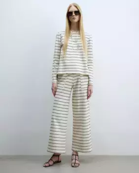 Хлопковые брюки Sfera, цвет Crudo