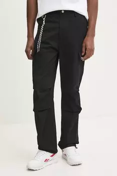 Хлопковые брюки Sixth June, черный