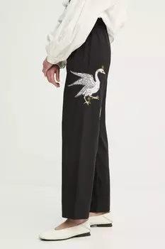 Хлопковые брюки The Sleeper, черный