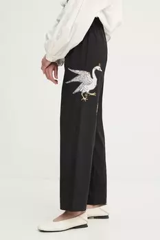 Хлопковые брюки The Sleeper, черный