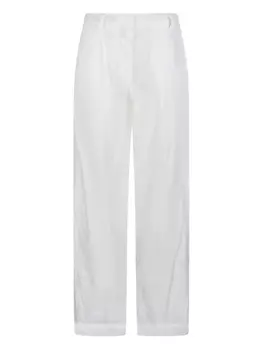 Хлопковые брюки THELATEST, белый