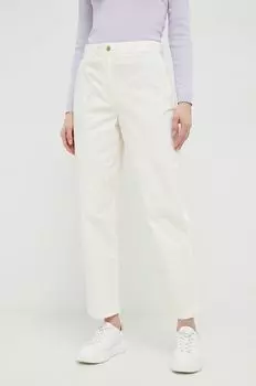 Хлопковые брюки Tommy Hilfiger, белый
