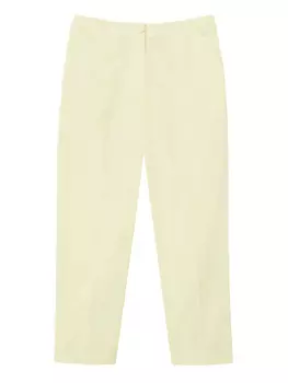 Хлопковые брюки TWINSET, желтый