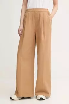 Хлопковые брюки United Colors Of Benetton, коричневый