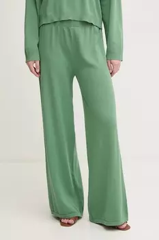 Хлопковые брюки United Colors Of Benetton, зеленый