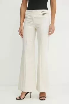 Хлопковые брюки Versace Jeans Couture, бежевый