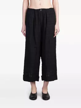 Хлопковые брюки Y's, черный