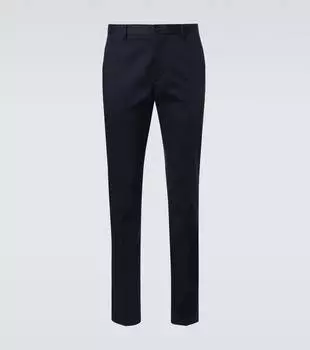 Хлопковые чиносы Etro, Dark Blue