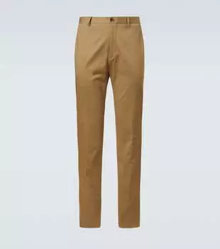 Хлопковые чиносы Etro, хаки