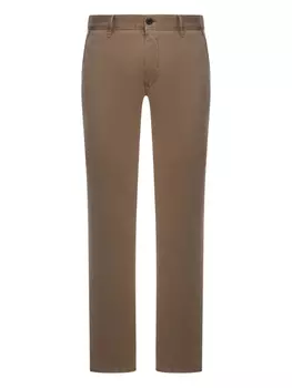 Хлопковые чиносы Incotex, коричневый