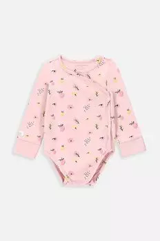 Хлопковые детские боди Coccodrillo, розовый