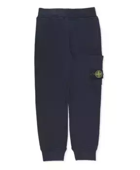 Хлопковые детские брюки карго Stone Island, синий