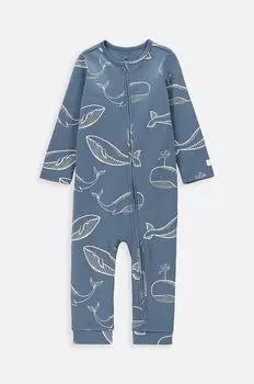 Хлопковые детские комбинезоны Coccodrillo, синий