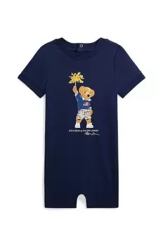 Хлопковые детские комбинезоны Polo Ralph Lauren, темно-синий