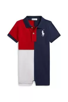 Хлопковые детские комбинезоны Polo Ralph Lauren, темно-синий