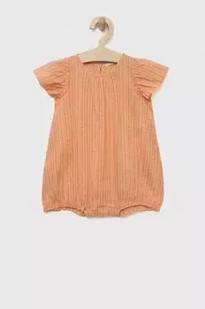 Хлопковые детские рампы United Colors of Benetton, оранжевый