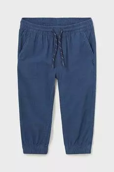 Хлопковые детские штанишки Mayoral, темно-синий