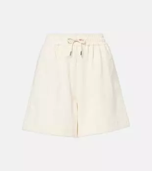 Хлопковые джерси шорты Moncler, 034 - White